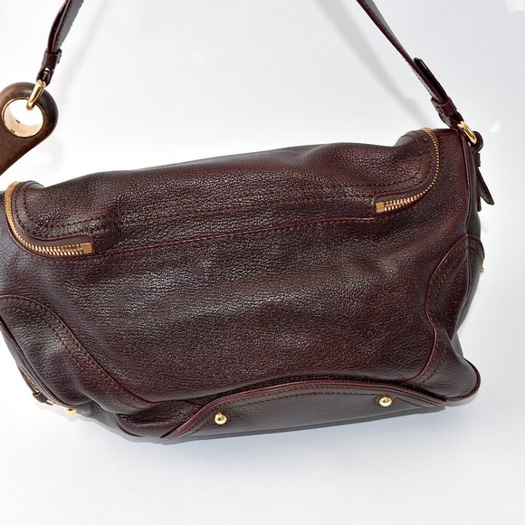 LIMITED EDITION CELINE Wood/Gold Shoulder Bag - Picture 16 of 17